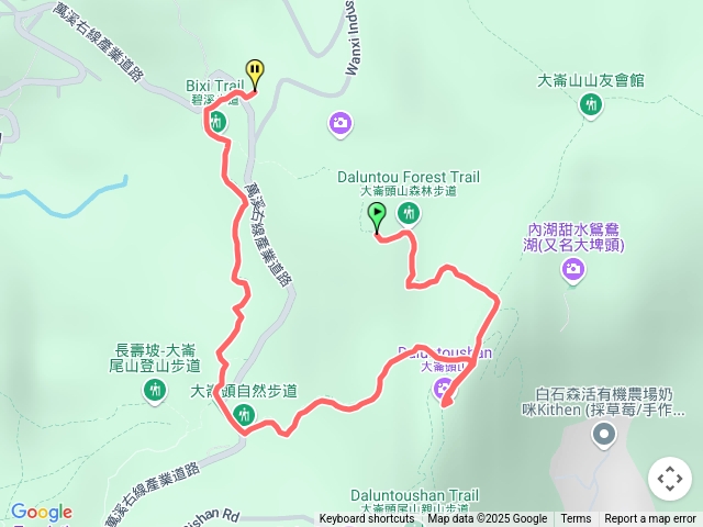 大崙頭山步道環狀