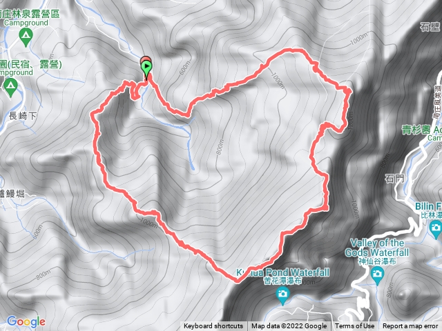 小東河山、大龍山、南大龜山、向天湖山o型