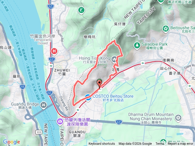 忠義山步道（行天宮參拜、忠義站繞一圈)預覽圖
