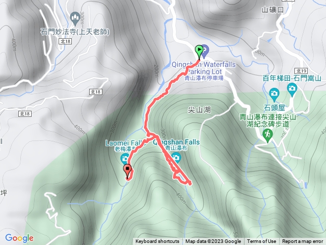 青山瀑布-尖山湖瀑布-老梅瀑布-梯田