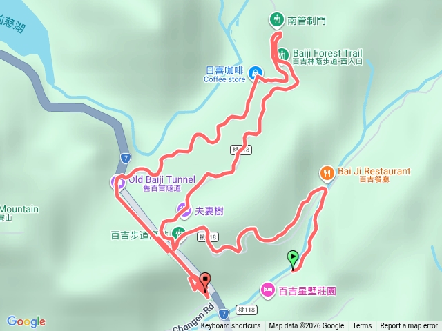 百吉林蔭步道（東口進西口出）預覽圖
