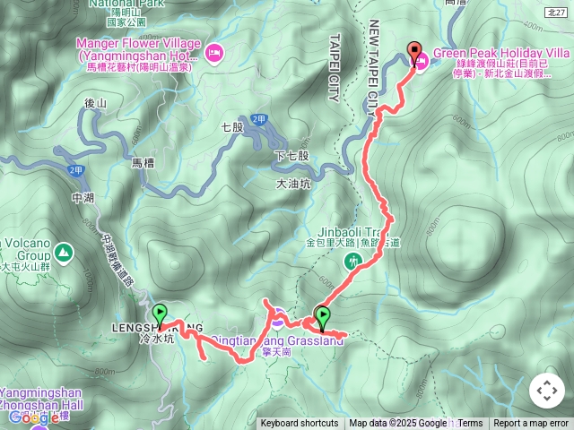 魚路谷道（雞心崙山-擎天崗山-東峰）