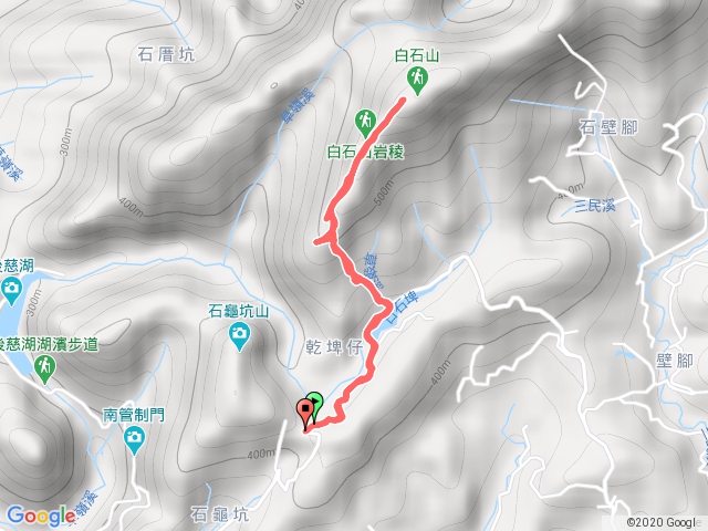 白石埤白石山折返