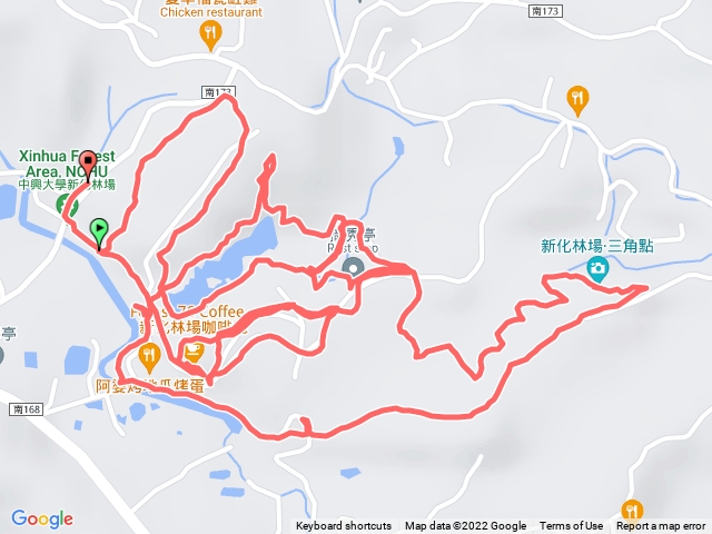 中興大學新化林場步道群