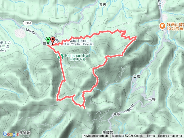 2026/04/26白雞三山0型縱走《賞油桐花》