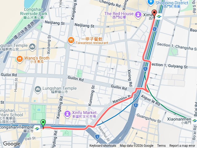 2026臺北健走趣西門町、龍山寺202606201915預覽圖