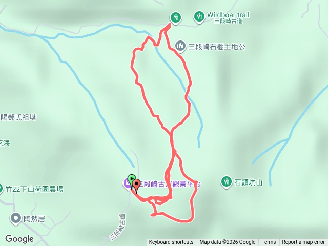 石頭坑山，龍鳳連稜部分預覽圖