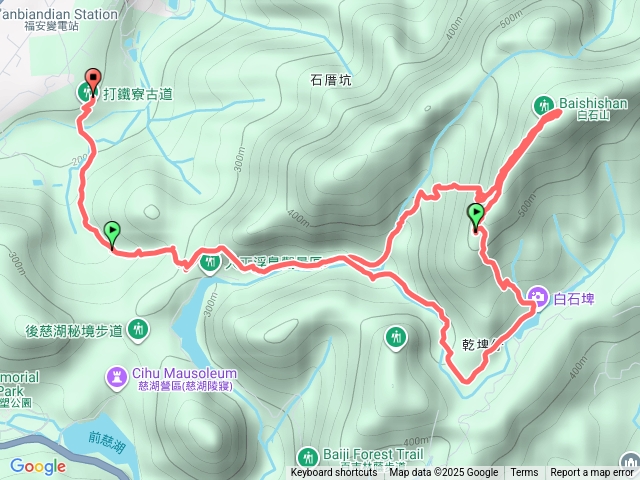 打鐵寮古道白石山預覽圖