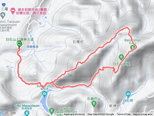 打鐵寮古道、白石山、石厝坑山