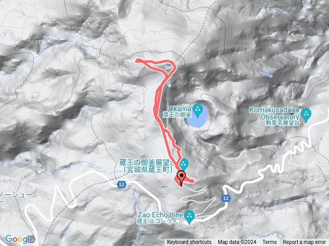 240810-藏王西端連峰熊野岳、馬之背、五色岳（御釜）、刈田岳縱走。美美兔第一次海外走山。