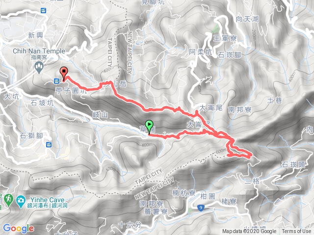草湳、二格山、阿柔洋、猴山岳、指南宮