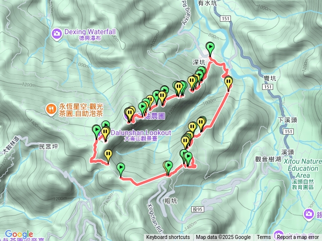 大崙頭貓東望志繼竹崙山歐繞