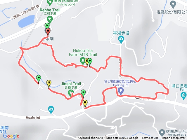 仁和原始步道-茶香步道-金獅步道O繞