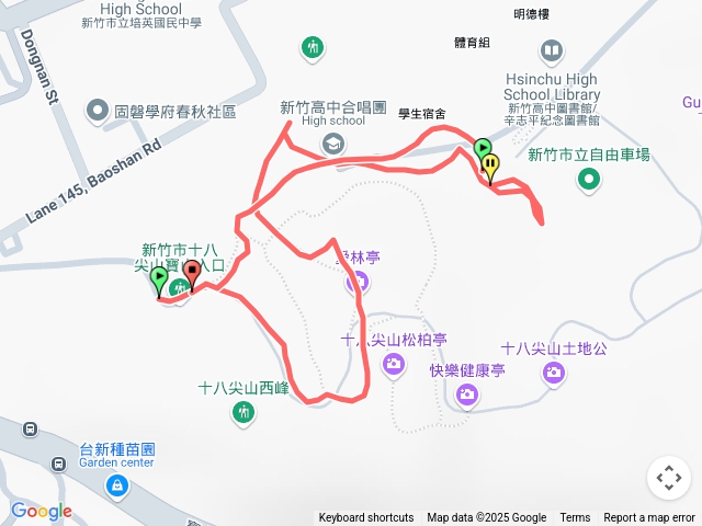 新竹市十八尖山(培英國中)