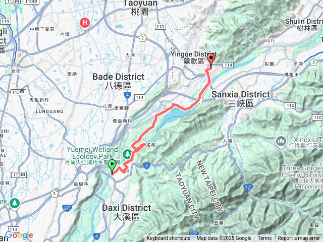 觀音寺--李芳騰古厝--月眉濕地--山豬窟濕地--中庄吊橋騎ubike--鶯歌車站預覽圖