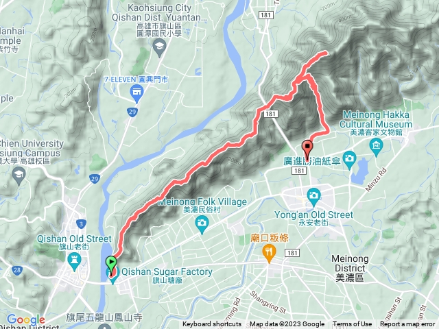 2023/1/23旗靈月縱走