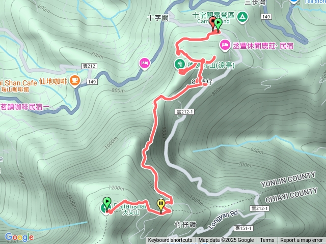 後棟仔山、挑筍古道、大尖山預覽圖