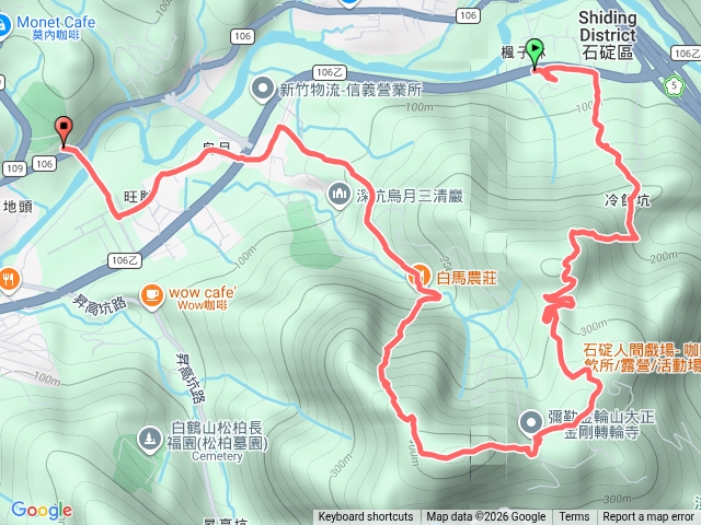冷飯坑古道,冷飯坑山.柯子林山.烏月山.白馬將軍洞巨岩.烏月步道