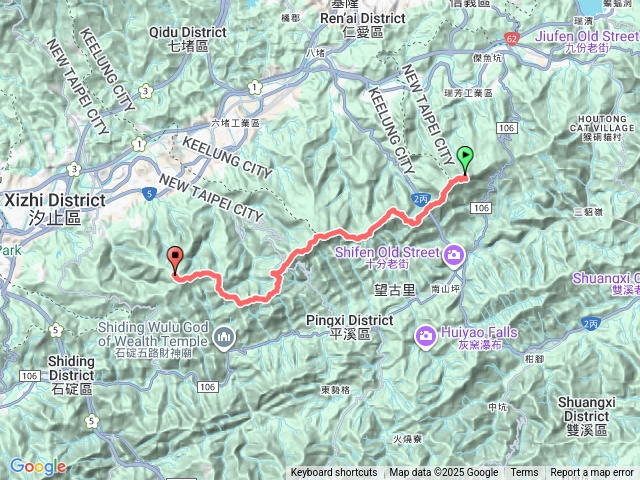 新北平溪 五四縱走預覽圖