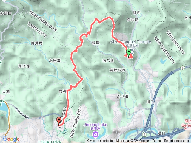 (雲)拱北殿-三秀山-北港山-老鷹尖-內溝山