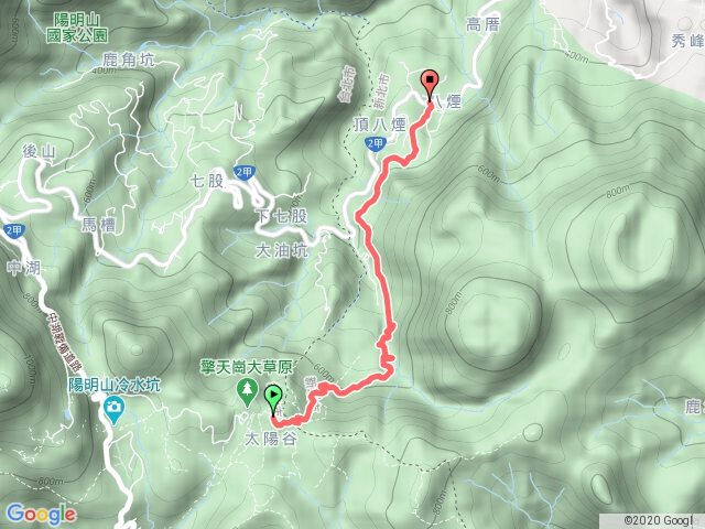 魚路古道北段（日人路）～八煙