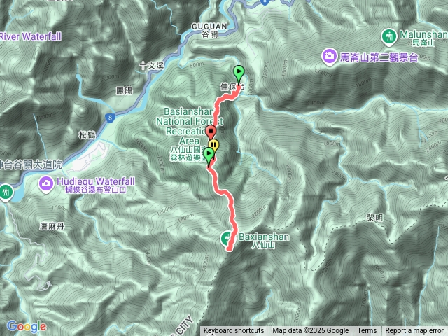 谷關七雄八仙山