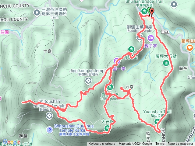 [新竹郊山]獅山古道四山連走(8字型)預覽圖