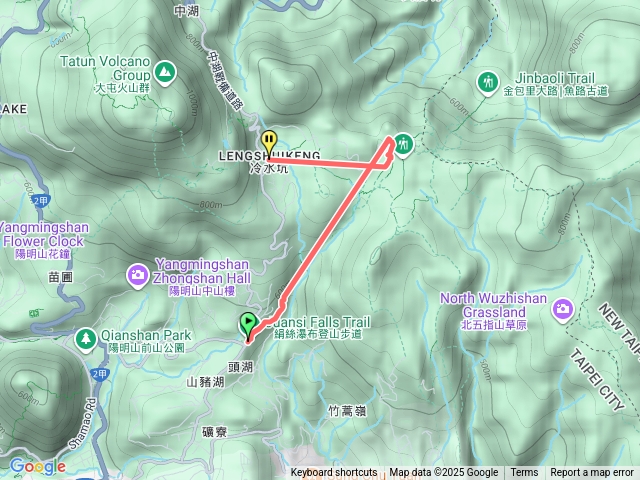 絹絲瀑布到冷水坑預覽圖