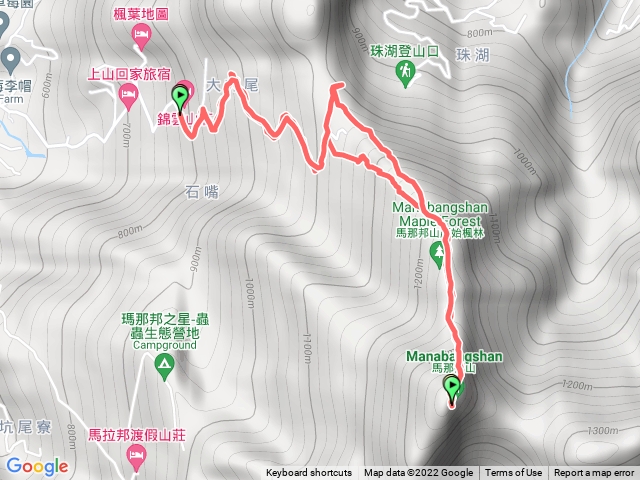 錦雲山莊～馬那邦山