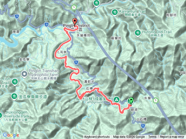 20260210 淡蘭古道南路 碧湖橋至坪林水柳腳預覽圖