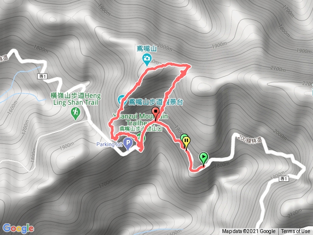 鳶嘴山登山步道