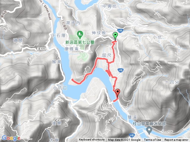 新店溪三湖濛濛湖、梅花湖、燕子湖連走1100717