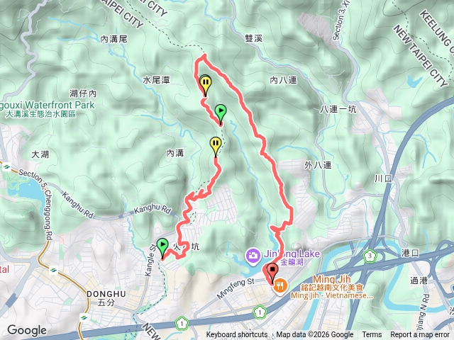 環台北健行～東湖內溝山、老鷲尖環稜縱走學頭坡山