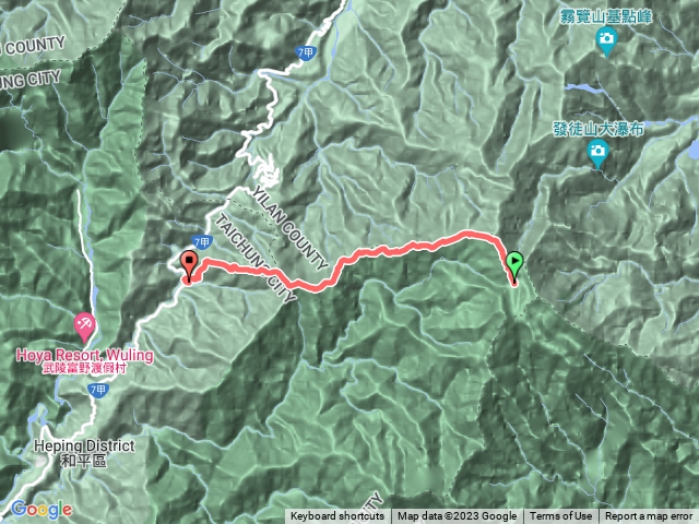 南湖大山勝光登山口