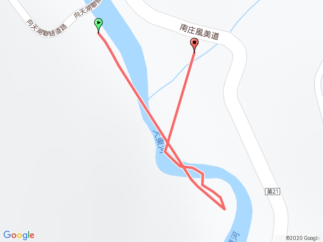 三角湖滑水道-大東河道上溯