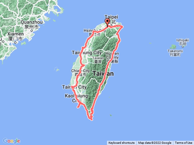 騎腳踏車環島11天