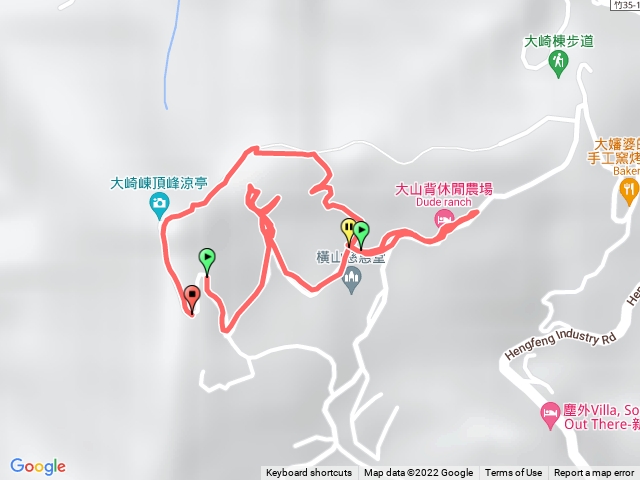 大崎崠峰頂涼亭-櫻花步道小O環走