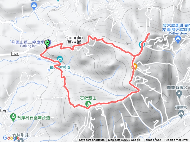 飛鳳山、觀日坪古道(飛鳳山-中坑山-石壁潭山)