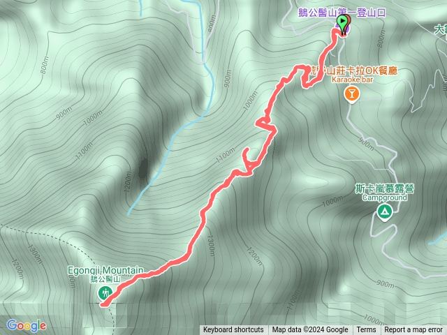 20240929鵝公髻東北峰，鵝公髻山來回（第一登山口）預覽圖