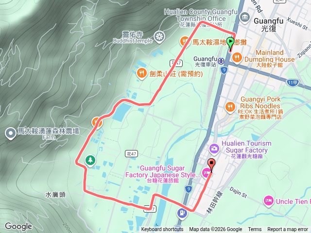  2026 花蓮山海騎遇記 | Hualien Ride Journal光復濕地生態線202605301736