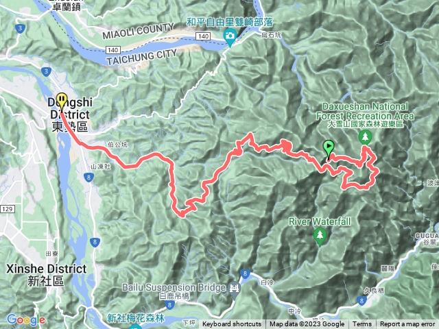 鳶嘴後登山口到稍來山