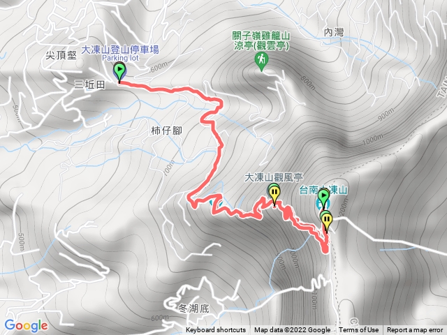 台南關子嶺大凍山