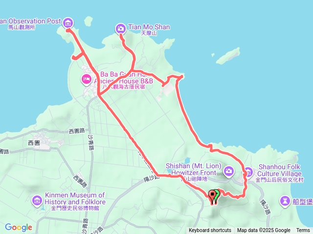 五虎山→天摩山→馬山預覽圖