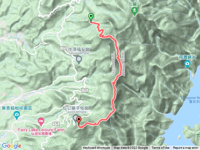 大凍山走崁頭山
