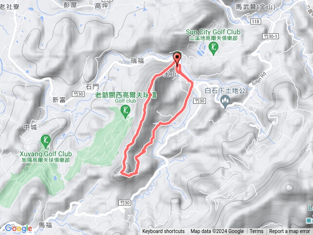 赤柯山、東獅頭山O繞預覽圖