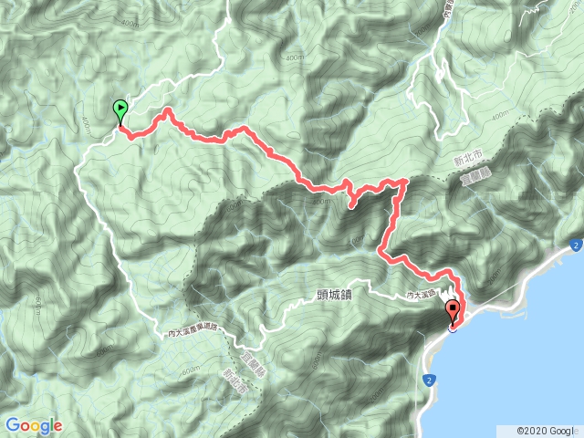 虎豹潭越嶺三方向山 出大溪車站