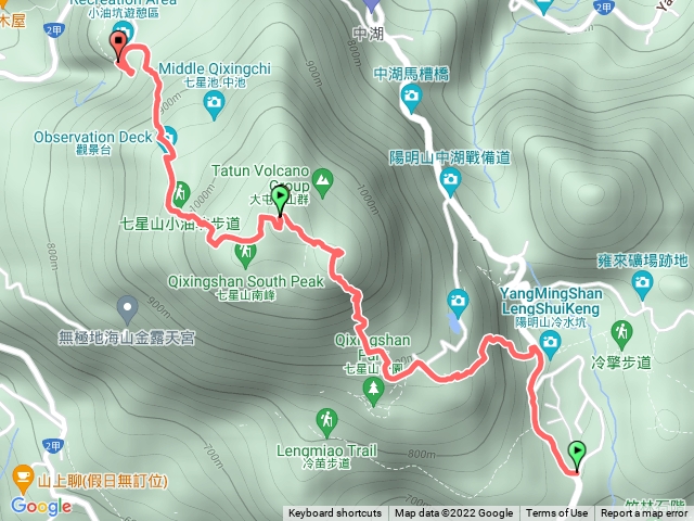 小百岳集起來七星山主、東峰登山步道202209180716