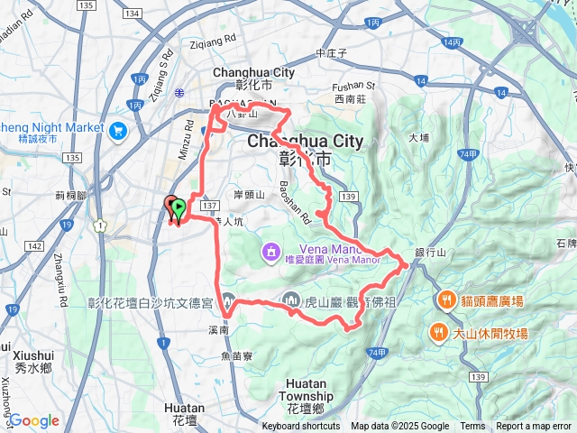 彰化花壇繞一圈