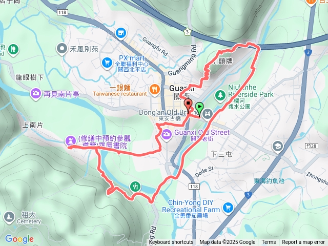 關西古道串走（松樹排古道-牛瀾河自行車道-渡南古道）預覽圖