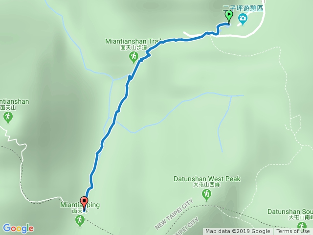 20191115臺北大縱走1_二子坪至面天坪